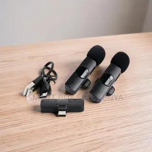 High Sensitivity Mini Lapel Lavalier Dual Wireless Microphone