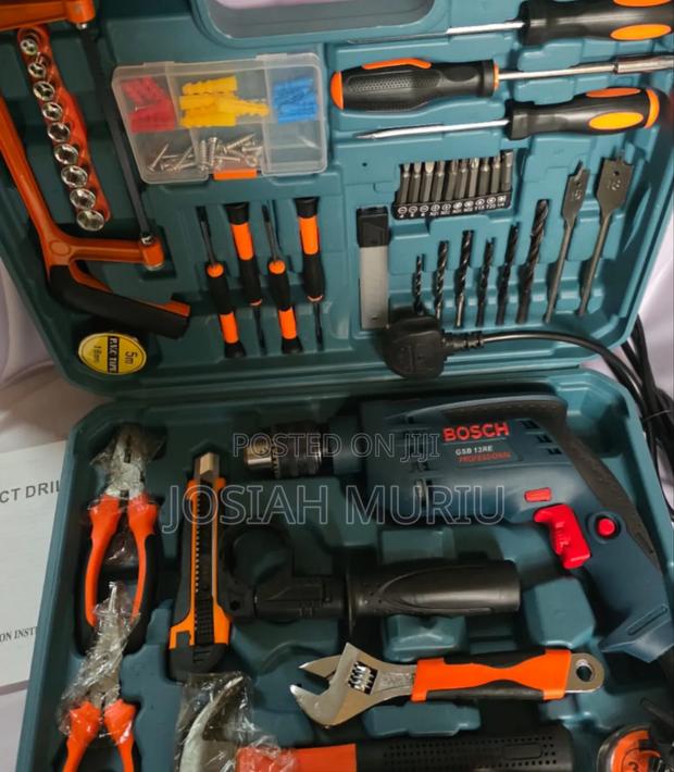 Bosch Heavy Duty Corded Drill Set