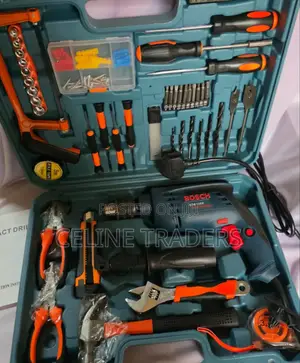 Bosch Electric Corded Drill Set