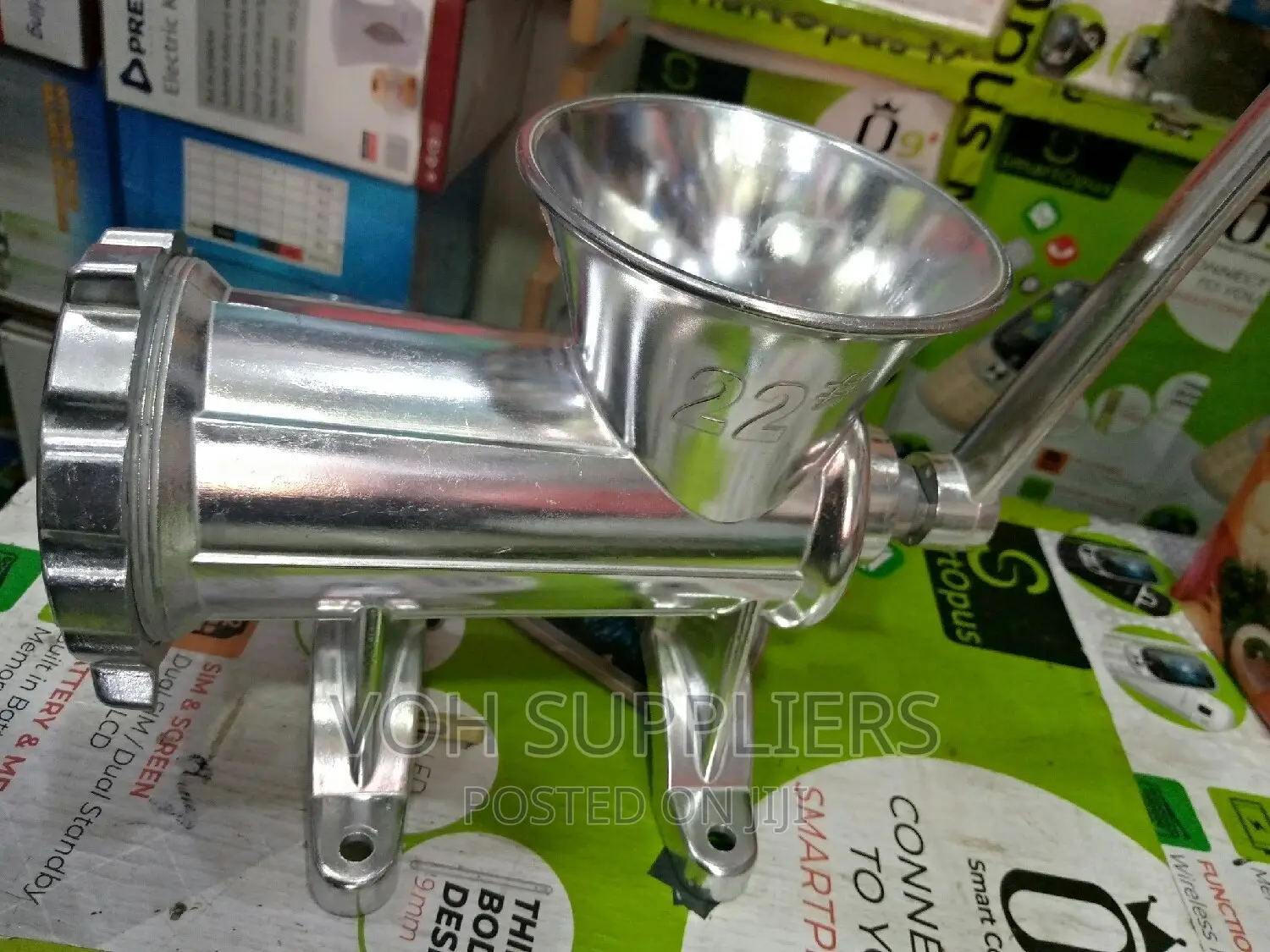 Aluminium Manual Meat Mincer