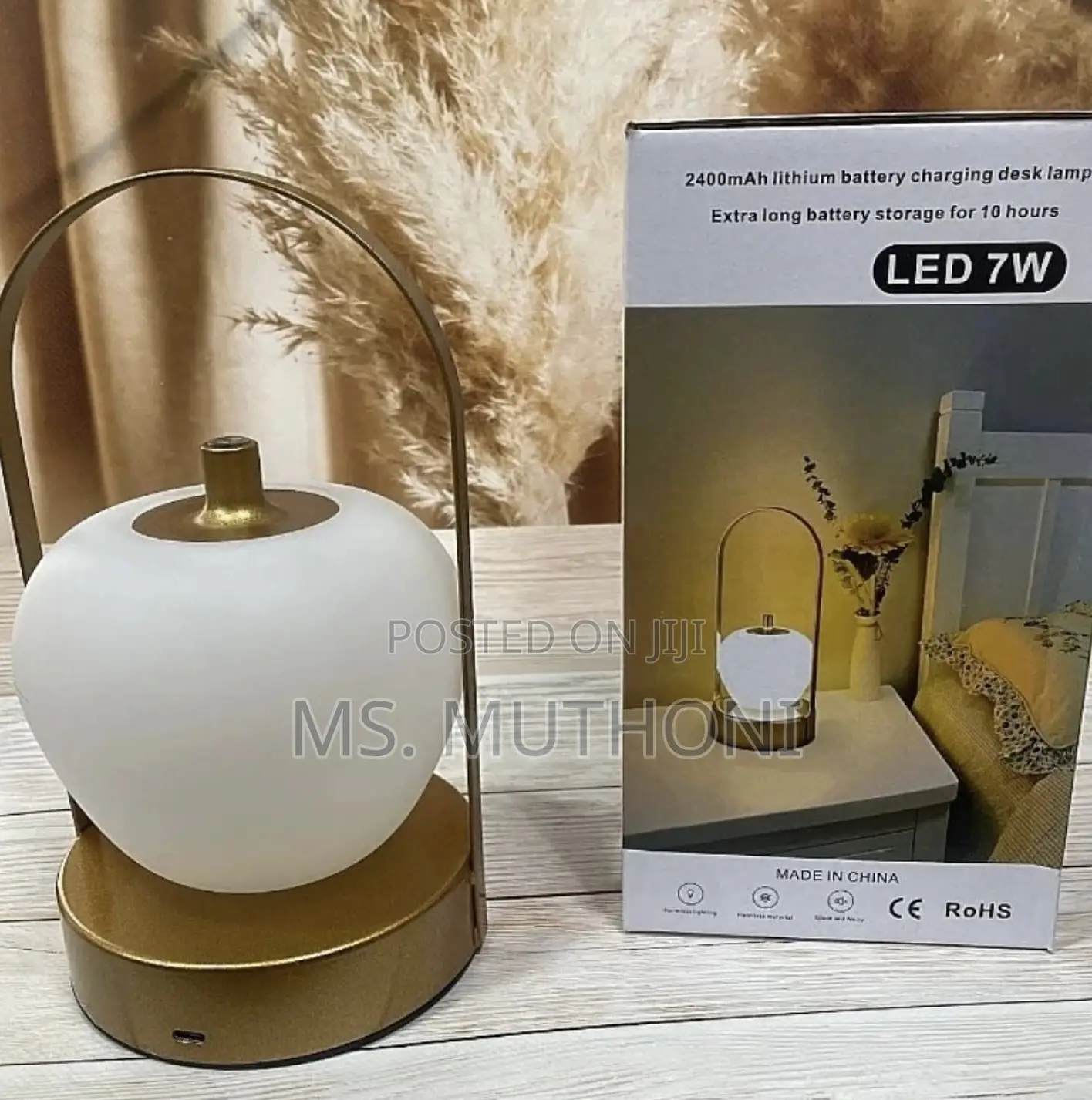 Cordless LED Bedside/ Decorative/ Desk Lamp