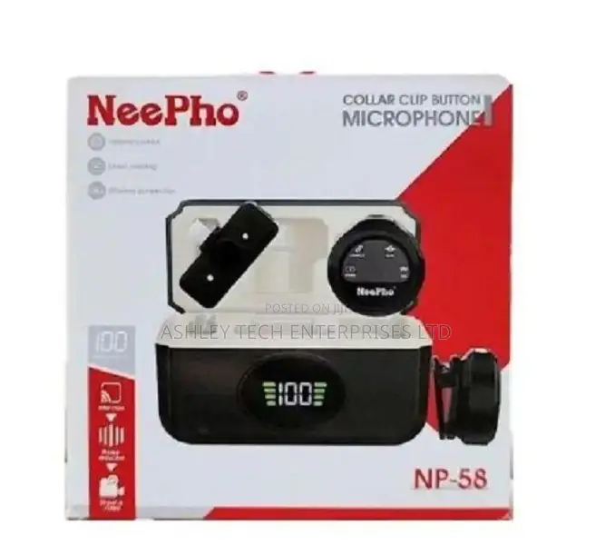 !``Neepho Dual Wireless Microphone – Crystal Clear Audio Recording