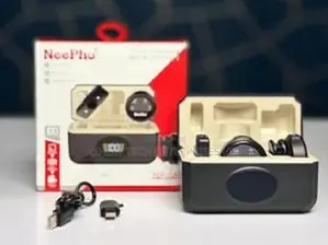 Neepho Portable Wireless Microphone for YouTube TikTok>>