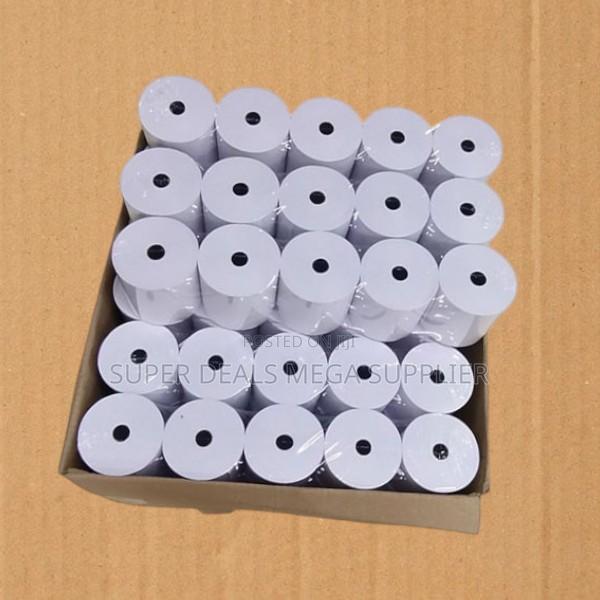 Precision Cut 50 Pieces 80mm by 80mm by 13mm Thermal Paper Rolls