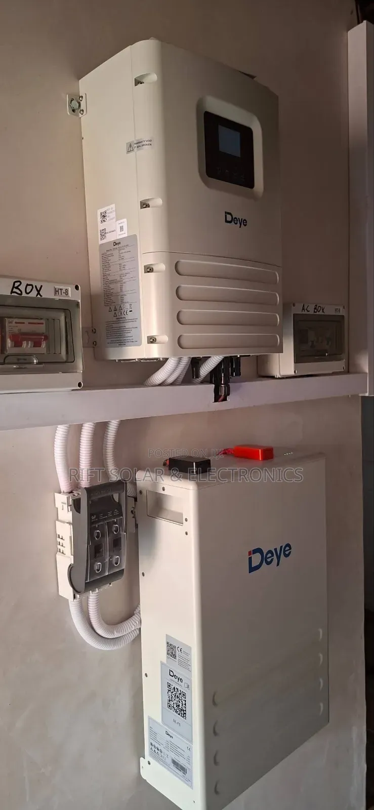 Deye Promotion 6kva - 5.12kwh Offgrid - (6)650w Solar Installation