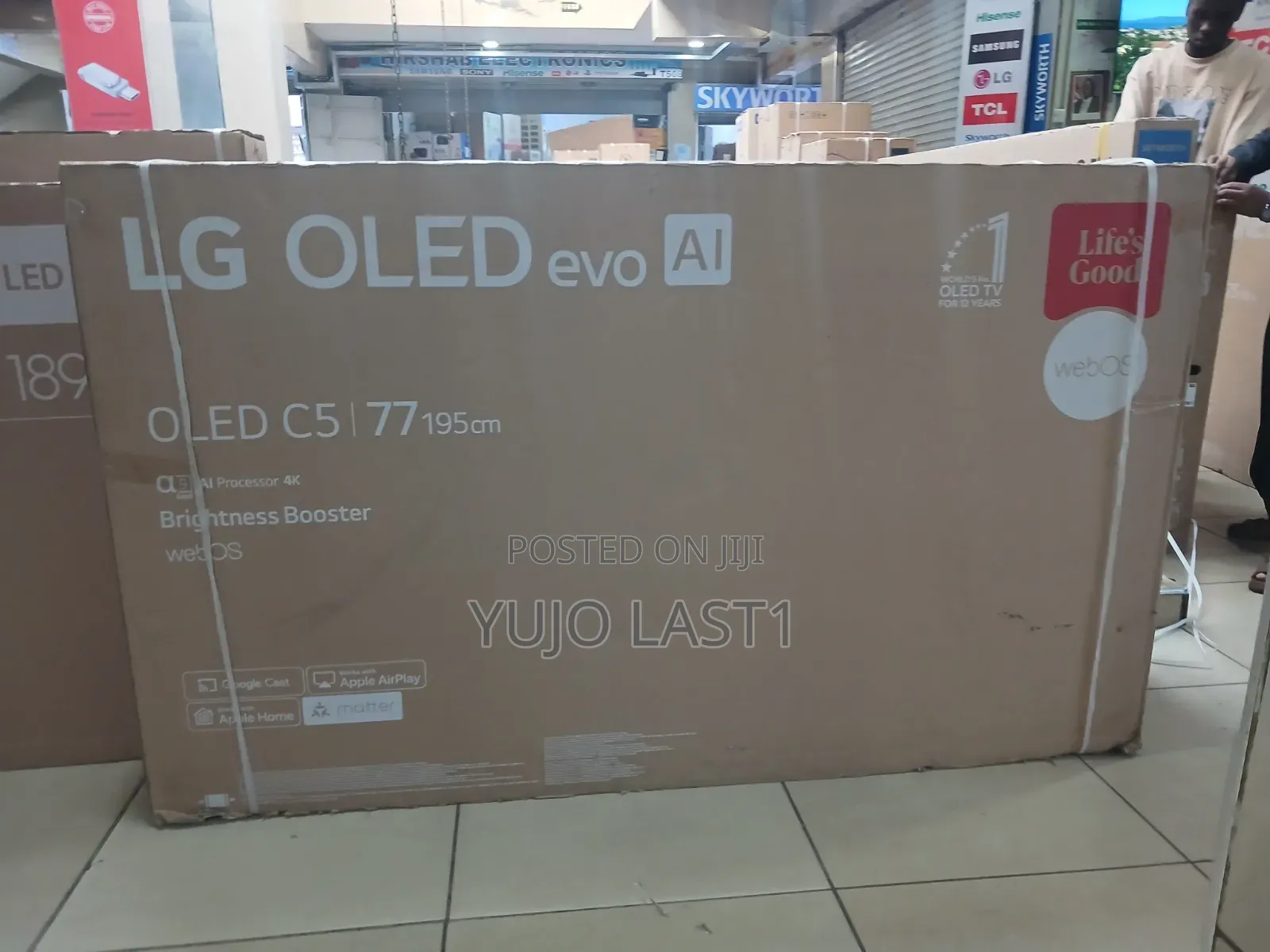 77 Inch LG Oled C56la Evo Ai C5 144hz Smart TV Ai Magic
