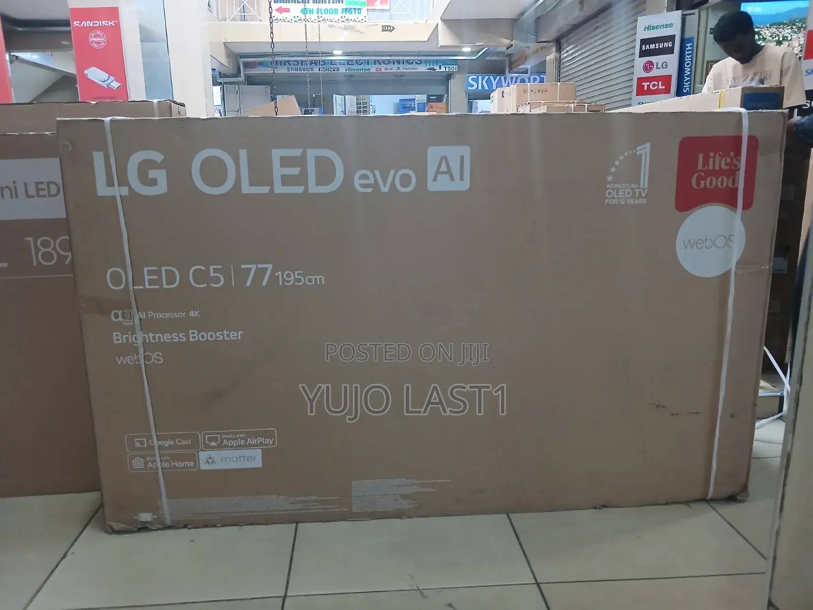 77 Inch LG Oled C56la Evo Ai C5 144hz Smart TV Ai Magic