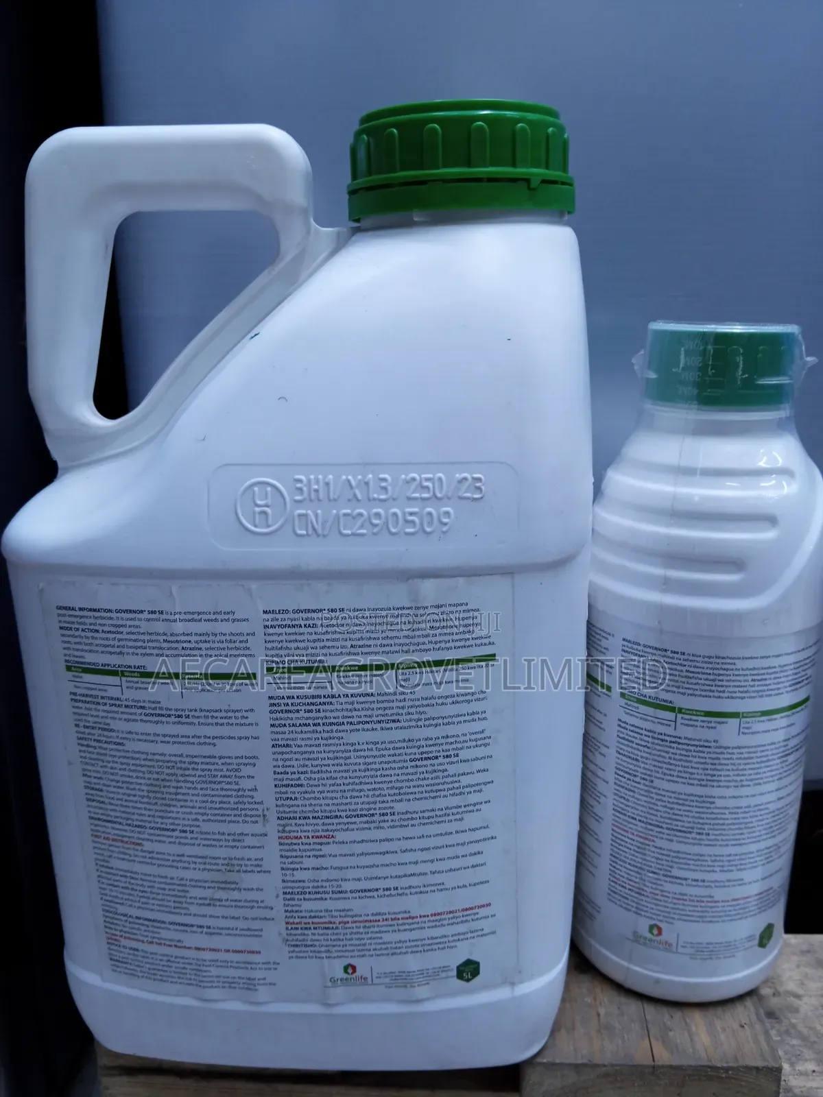 Governor 580se Herbicide 1litre, 5litre