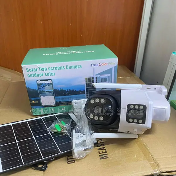 360° Dual HD Lenses 4G Solar Weatherproof Security Cam PTZ