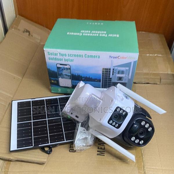 V380 Pro App 4G Solar Dual Lens Security Cam– Outdoor PTZ CCTV