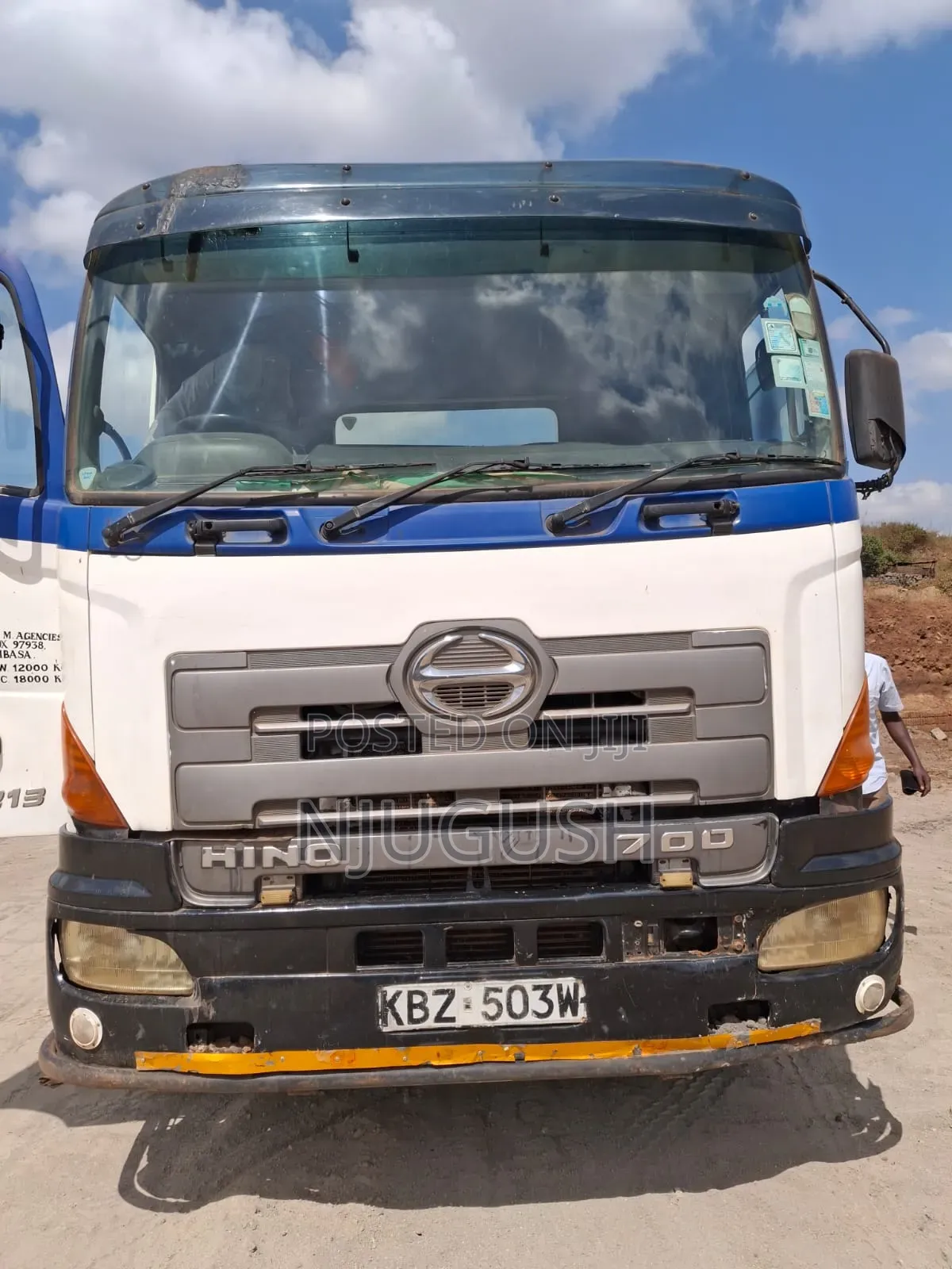 Hino Double Steering Dump Truck