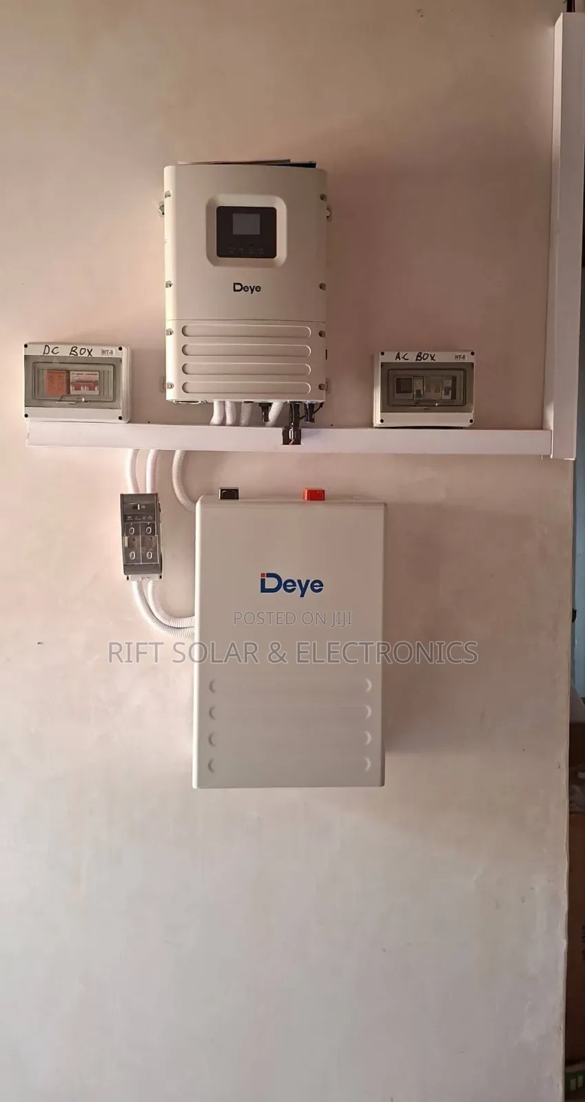 DEYE 6KVA - 5.12KWH LITHIUM - (6)626W Solar - Installation Transport