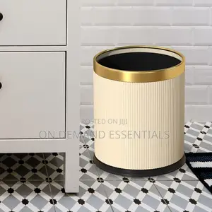 12L Cylindrical Exquisite Plastic Trash Can/ Dustbin