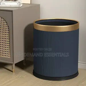 12L Cylindrical Exquisite Plastic Trash Can/ Dustbin
