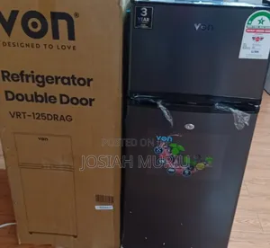 Von 125l Double Door Refrigerator
