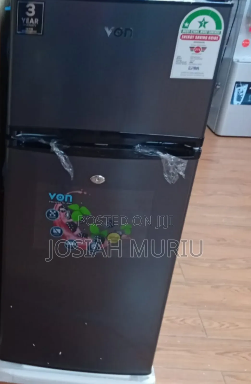 Von 125l Double Door Refrigerator