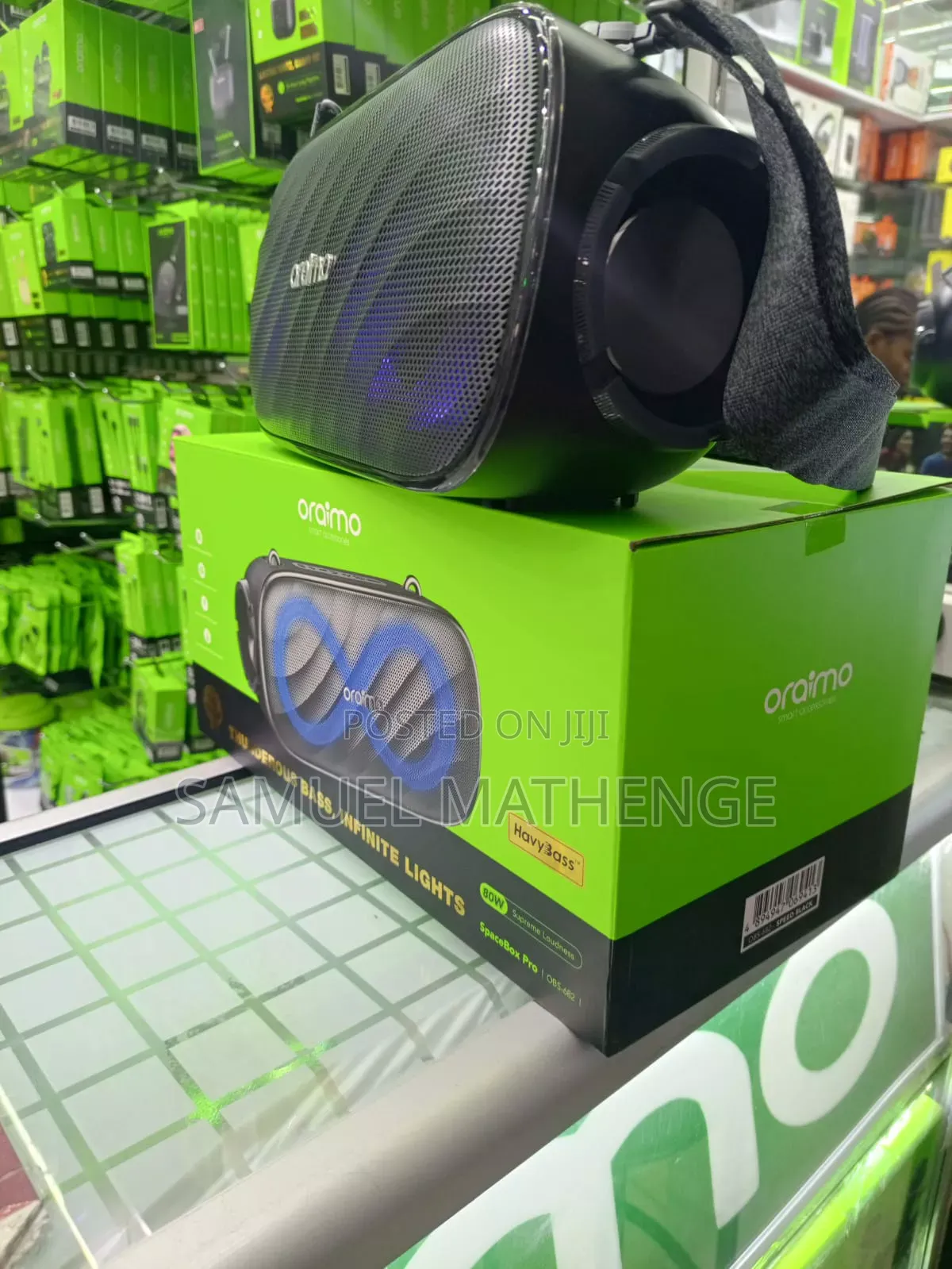 Oraimo SpaceBox Pro Bluetooth Party Speaker Waterproof Fast Charging