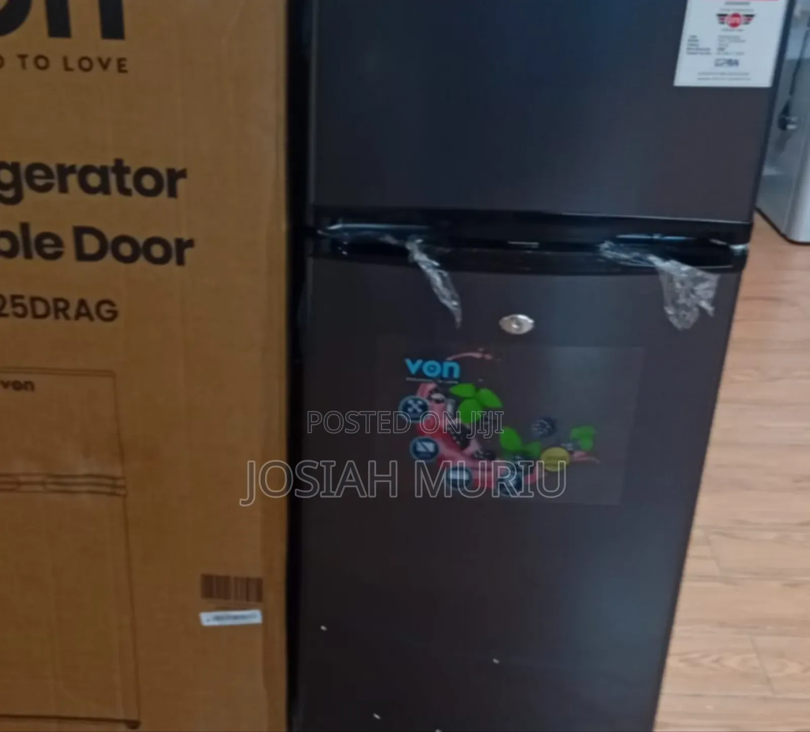 Von 125l Double Door Refrigerator for Home and Office
