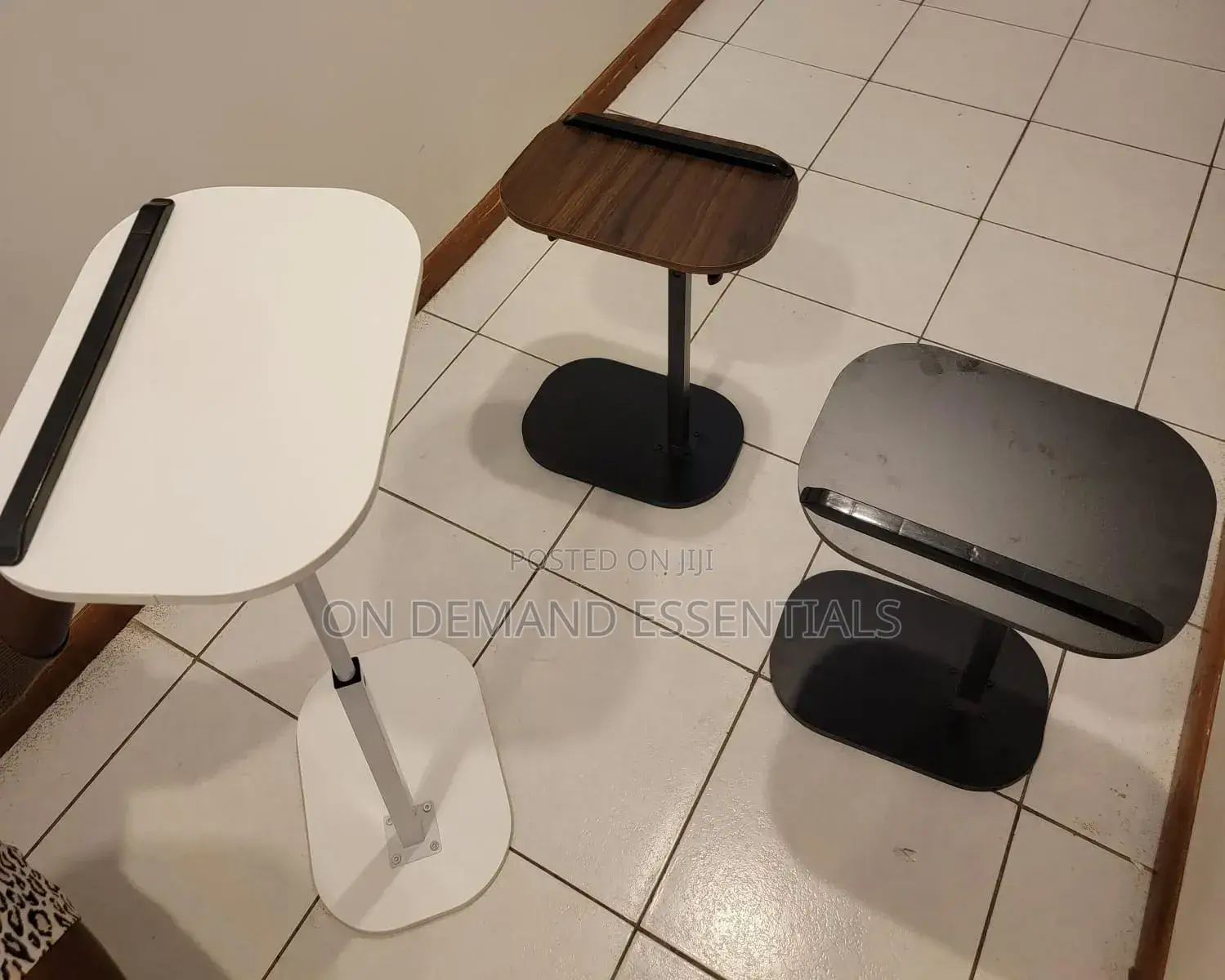 Adjustable C - Shaped Side Stool/Table