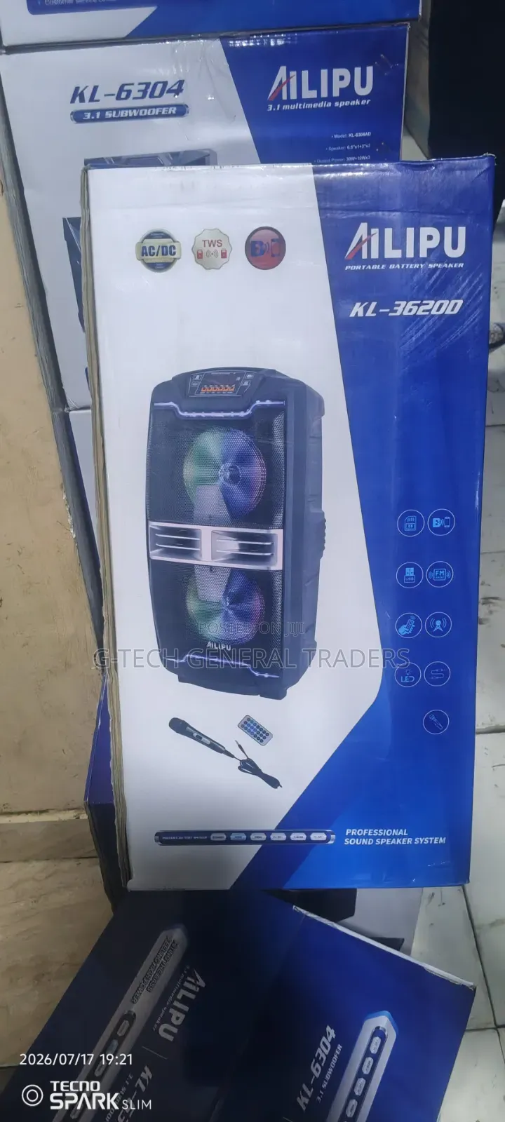 Ailipu Trolley Speaker System 20w KL-36200(1 Year Warranty)
