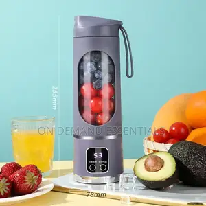 450mL Portable Fruit Juicer With 8 Page Blade Home USB Rechargeable