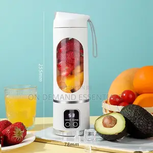 450mL Portable Fruit Juicer With 8 Page Blade Home USB Rechargeable