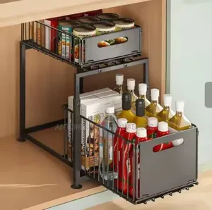2-Tier Under-Sink or Cabinet Organizer