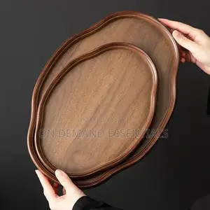 Wooden Decorative Serving Tray for Coffee Table