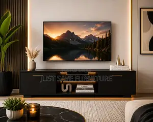 Modern 5FT All-Black TV Stand