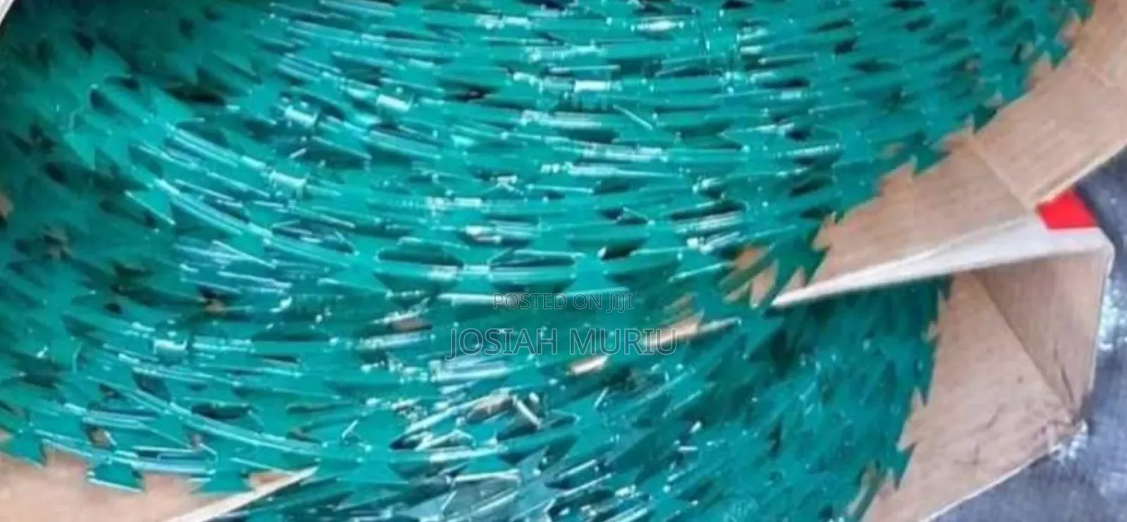 Green 10m Razor Wire
