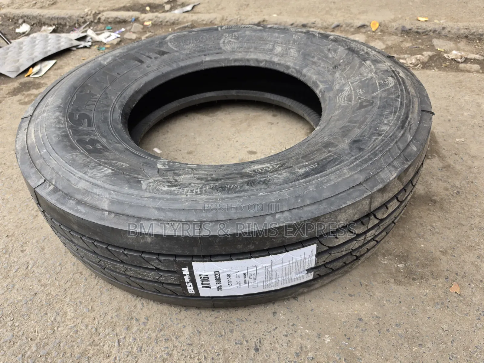 315 /80 R22. 5 BISON TIRES (Commercial) Thailand.