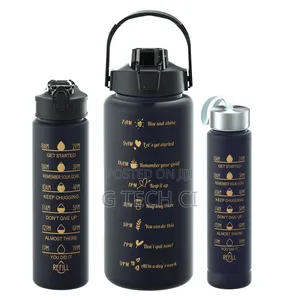 3 in 1 Motivational Water Bottle