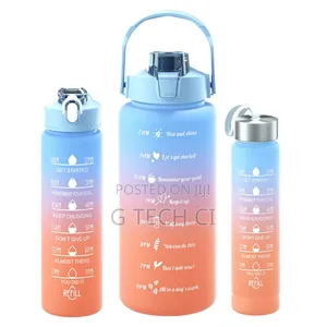 3 in 1 Motivational Water Bottle