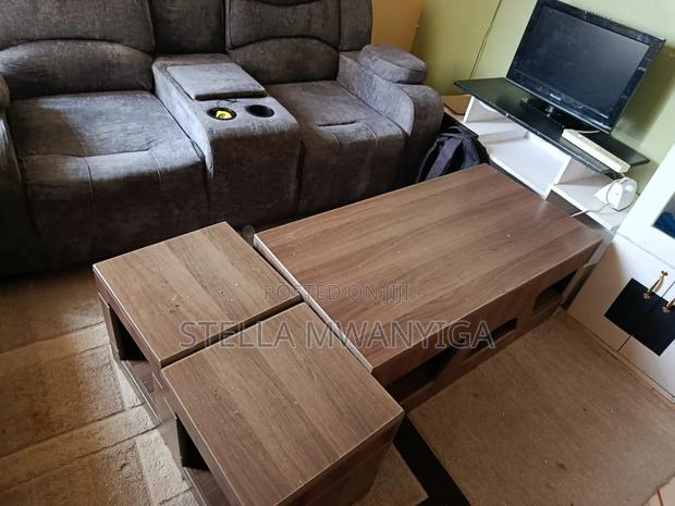 Leather Seats, Table and Stools - thumbnail 2