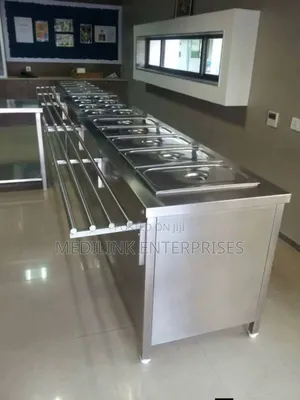 Customized Ss 304 10-Inserts Food Warmer Display