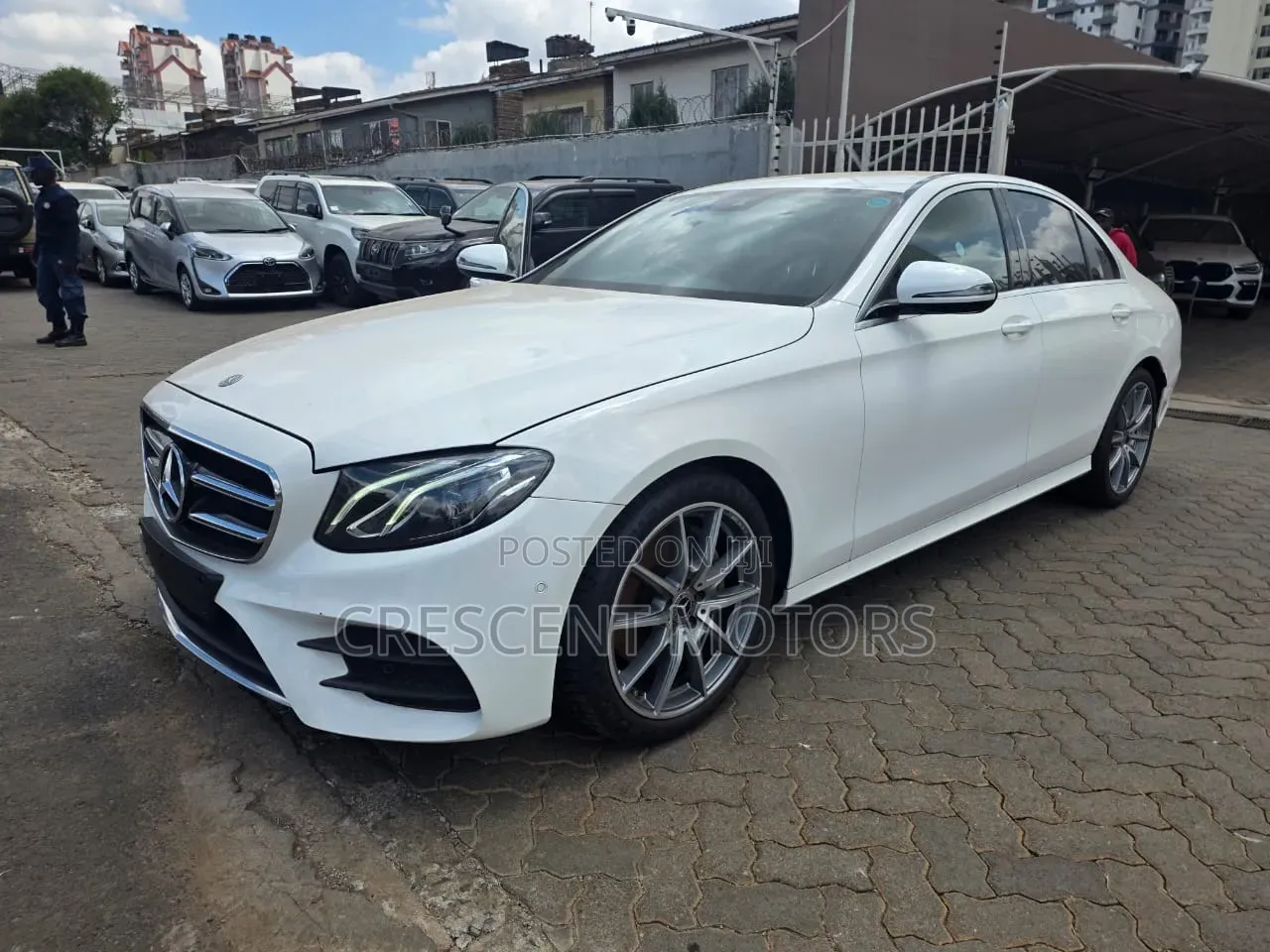 Mercedes-Benz E220 2019 White