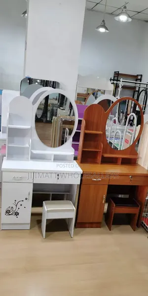 White Executive Dressing Table Available in White and Brown