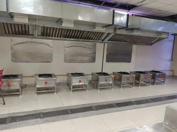 Stockpots Heavy Cooking Modern Kitchen Set Up Stainless Steel