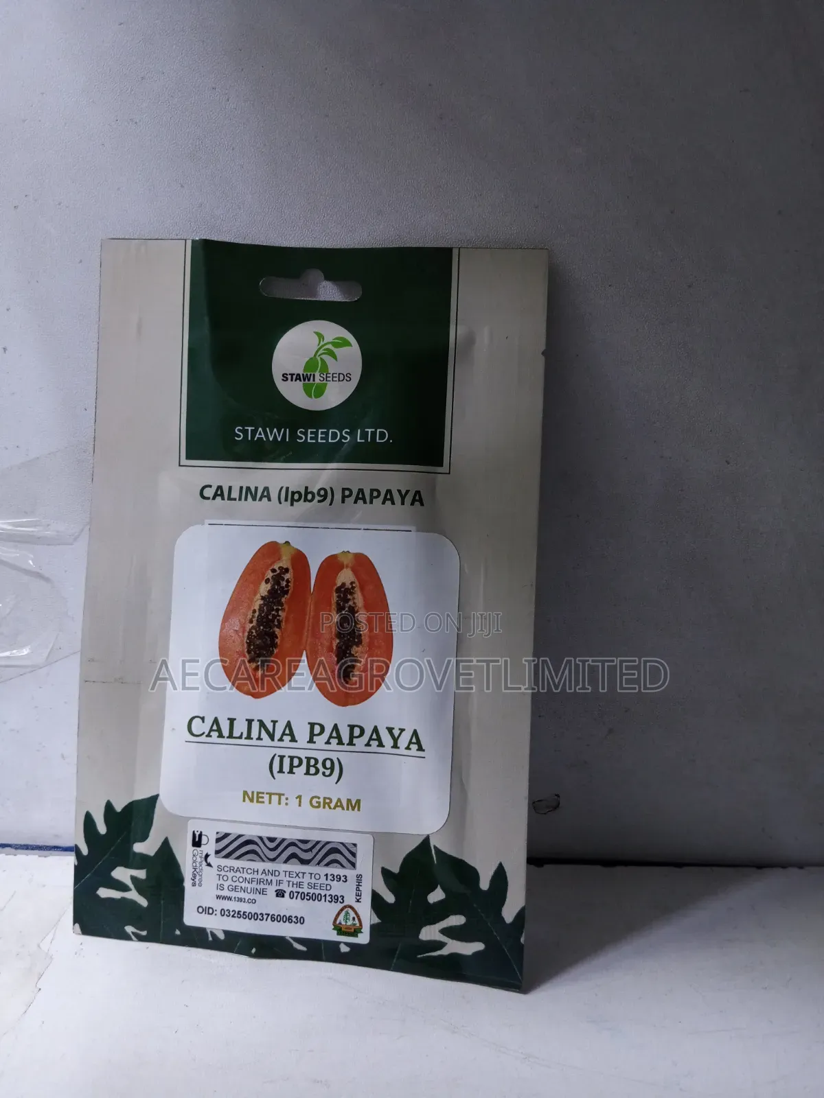 Calina Papaya Ipb9. Pawpaw Seeds 1gram. Approximate 60seeds