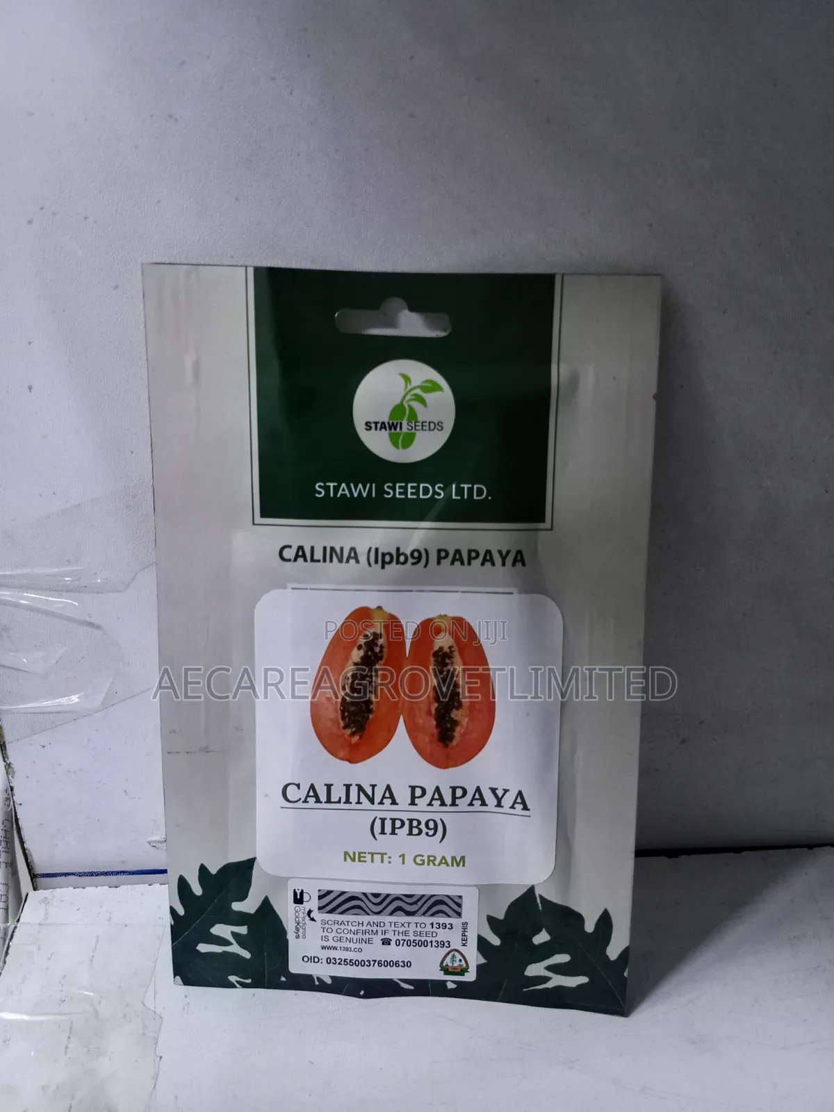 Calina Papaya Ipb9. Pawpaw Seeds 1gram. Approximate 60seeds