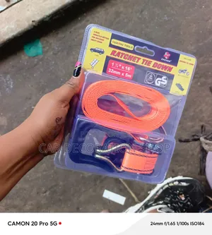 Polyester Ratchet Straps With Double J- Hook Mechanism