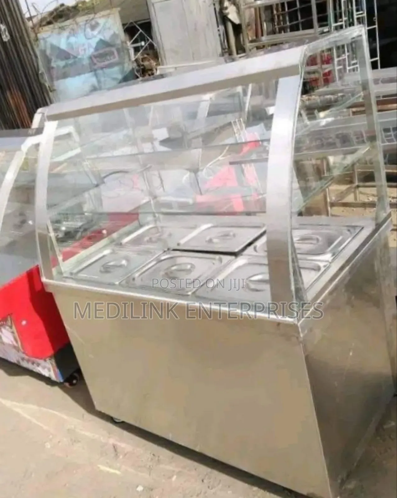 Orgil Commercial Glassed Food Warmer Display