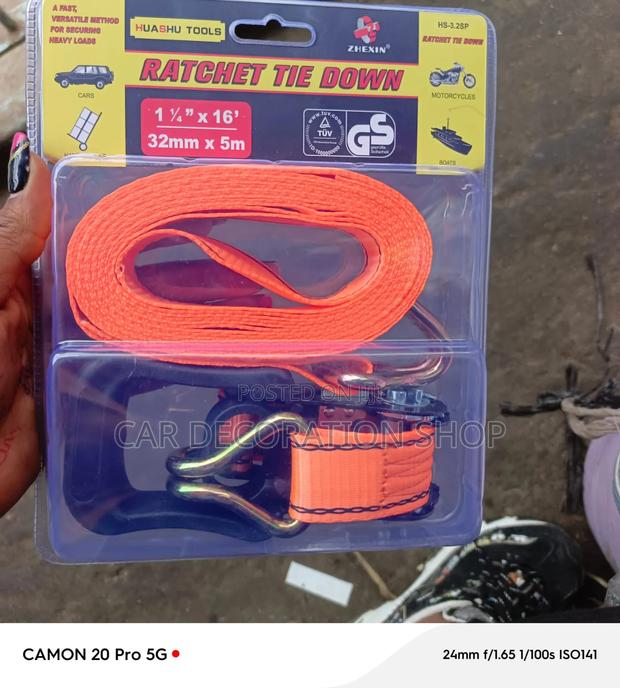 Transport Safety Secure Cargo Ratchet Strap 5mtr - main view