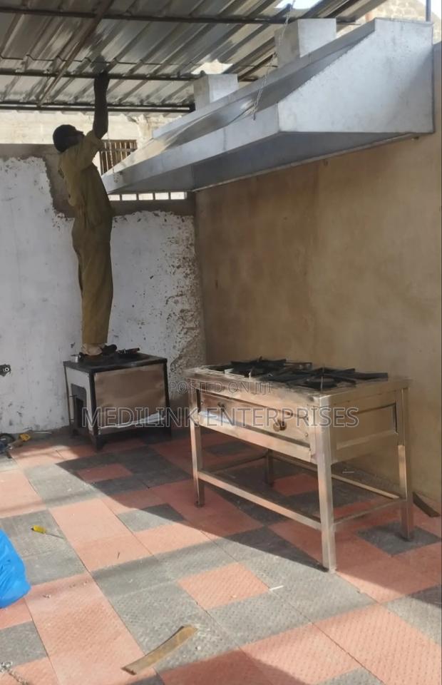Two Burner Cooker+hood + Installation - main view