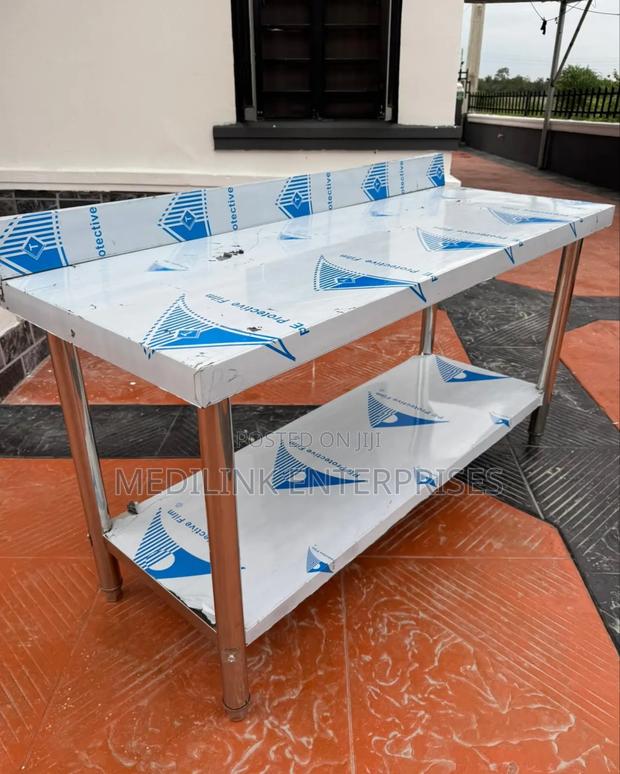 Heavy Duty Nerve Ss 304 Stainless Working Tables 2*4ft - main view
