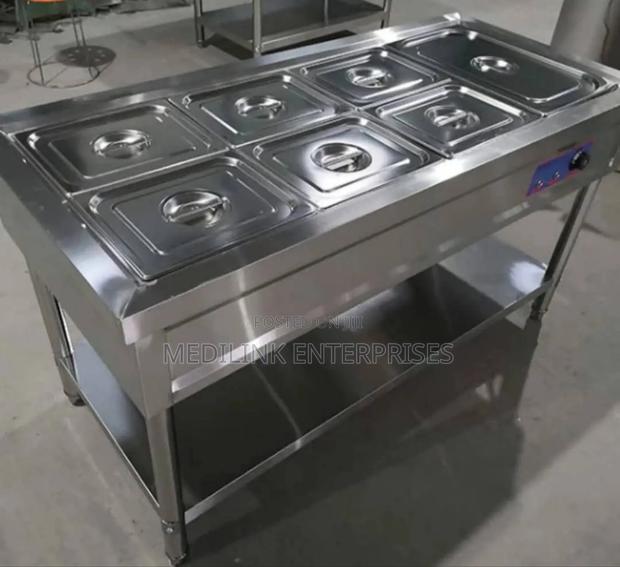 Half Inserts 4-Compartments Food Warmer Displays - main view