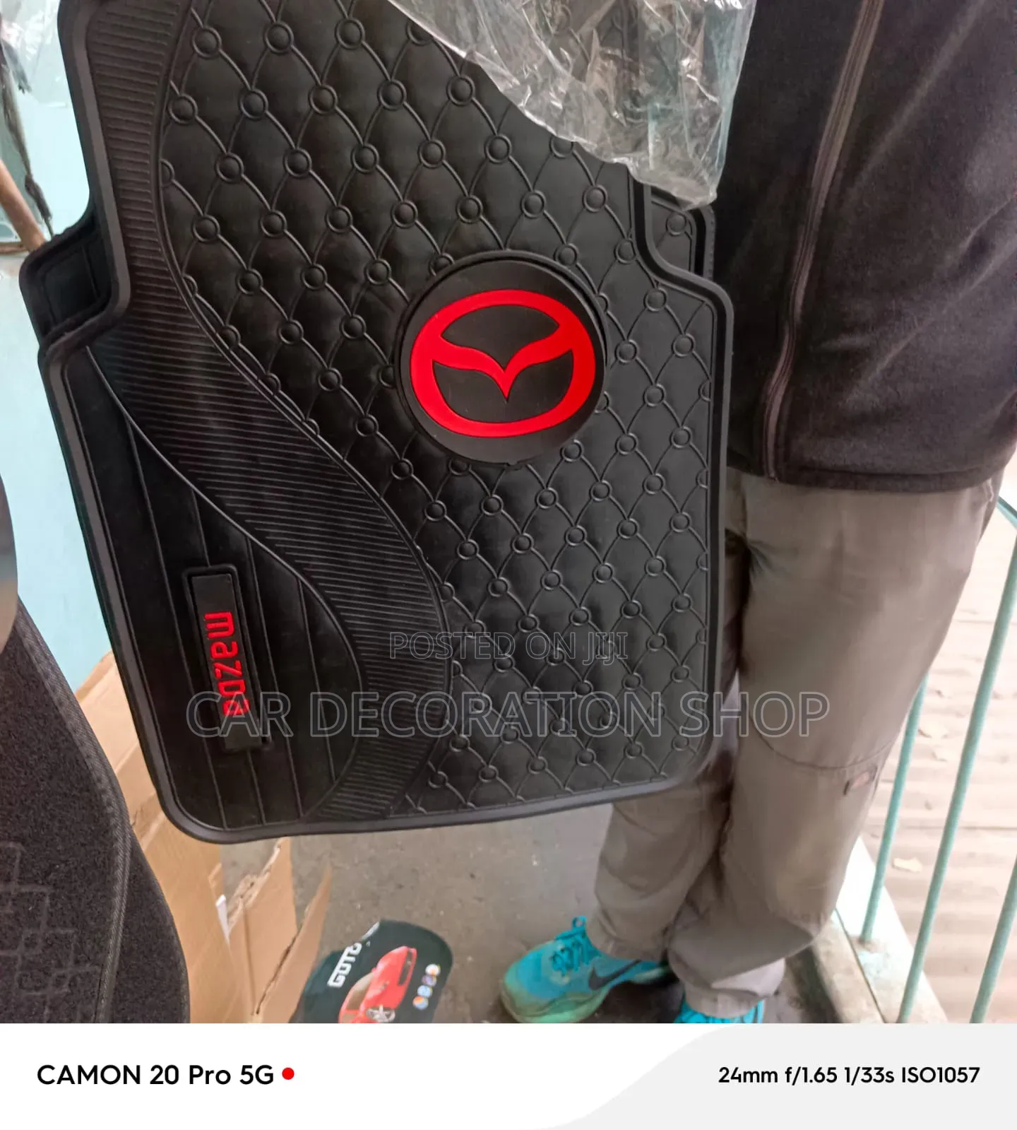 Mazda Mats Made of Blend Durable Rubber and TPE Material