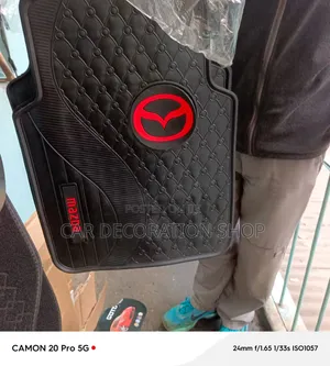 Mazda Mats Made of Blend Durable Rubber and TPE Material