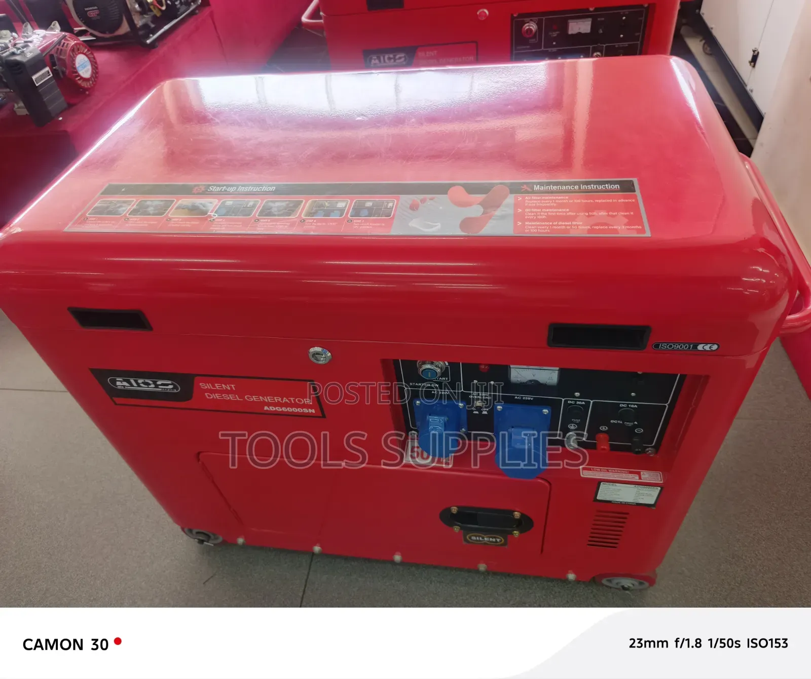Aico Diesel Silent Generator, 7.5 Kva