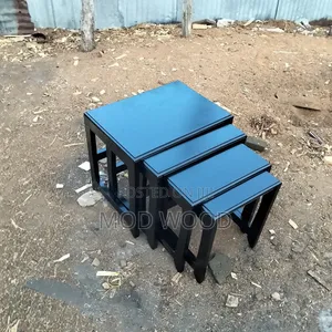 Modern Space-Saving Nesting Coffee Table Set